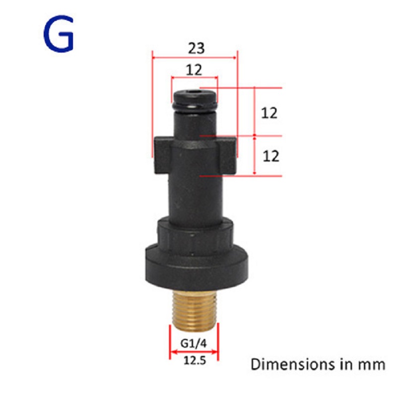 Buse de mousse pour nettoyeur haute pression Stihl, adaptateur en plastique, générateur de mousse, Lance à neige pour Karcher bose Sterwins Champion