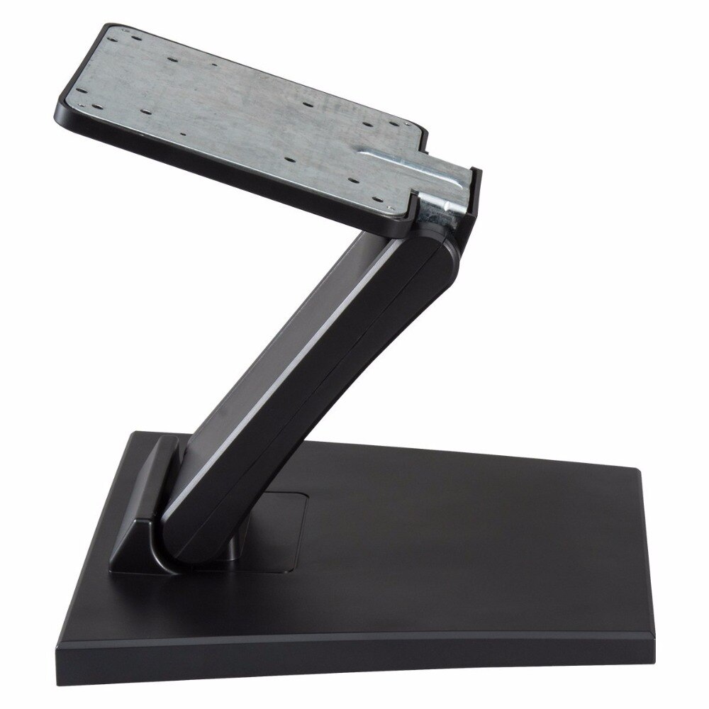 Justerbar lcd tv-stativ folde metal skærm skrivebordsstativ med vesa hul 75 x 75mm & 100 x 100mm