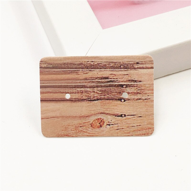 100pcs 3.5x 2.5cm compact and cute DIY handmade jewelry display card ear nail/earring price tag card: c9