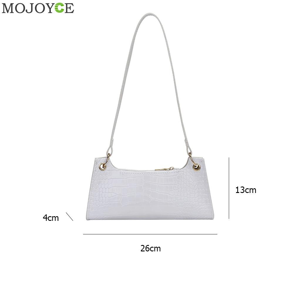 Casual Solid PU Leather Women Handbag Totes Female Small Zipper Shoulder Bags Popular Simple Female Daily Bag