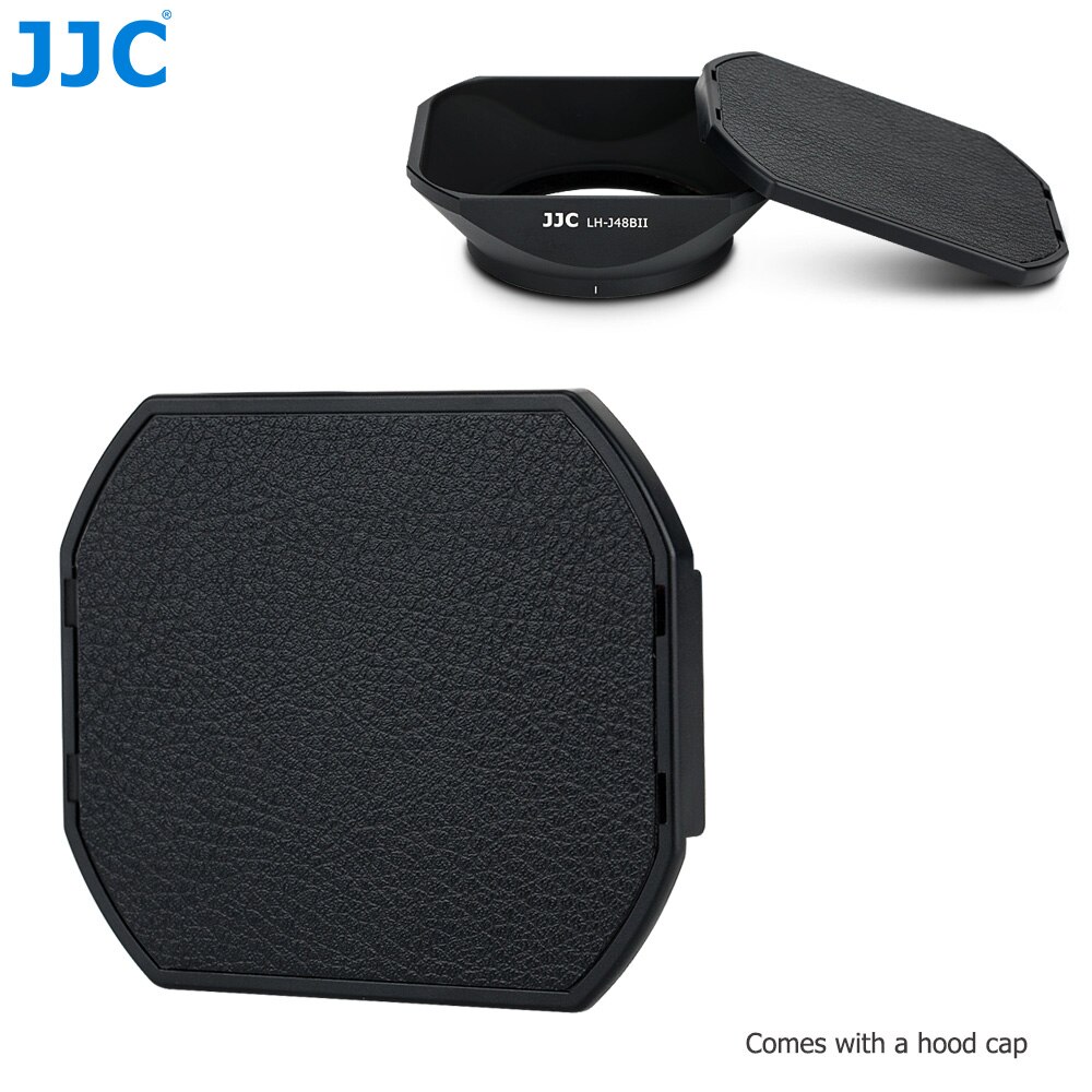 JJC Durable Metal Lens Hood Shade Protector for Olympus M.Zuiko Digital 17mm f/1.8 Lens Replaces Olympus LH-48B Lens Hood