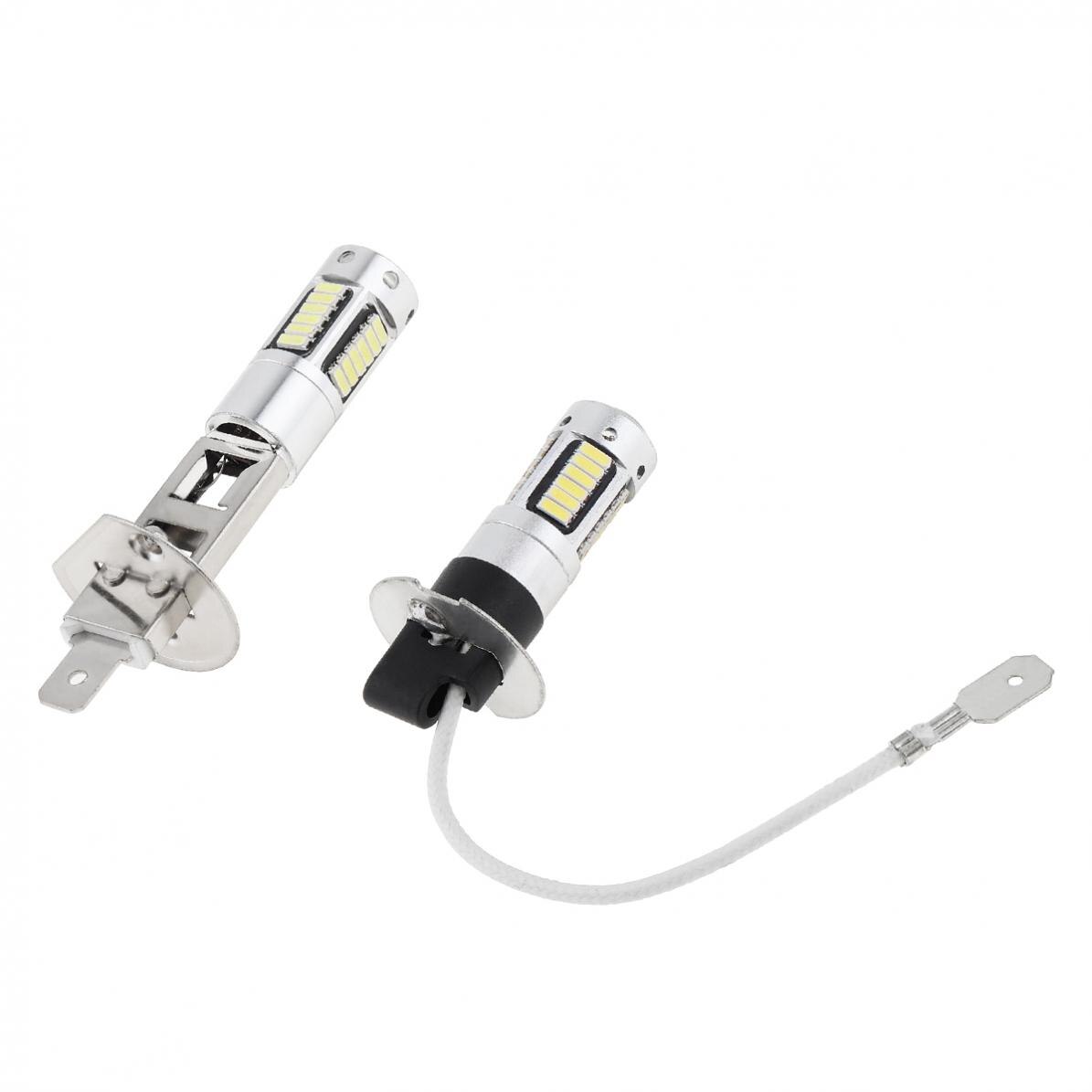 H1 H3 Canbus Super Helle LED-lampe Auto Nebel Licht Scheinwerfer 4014 30SMD 12V 6000K Tagfahrlicht Auto motorrad Lampe Ersatz