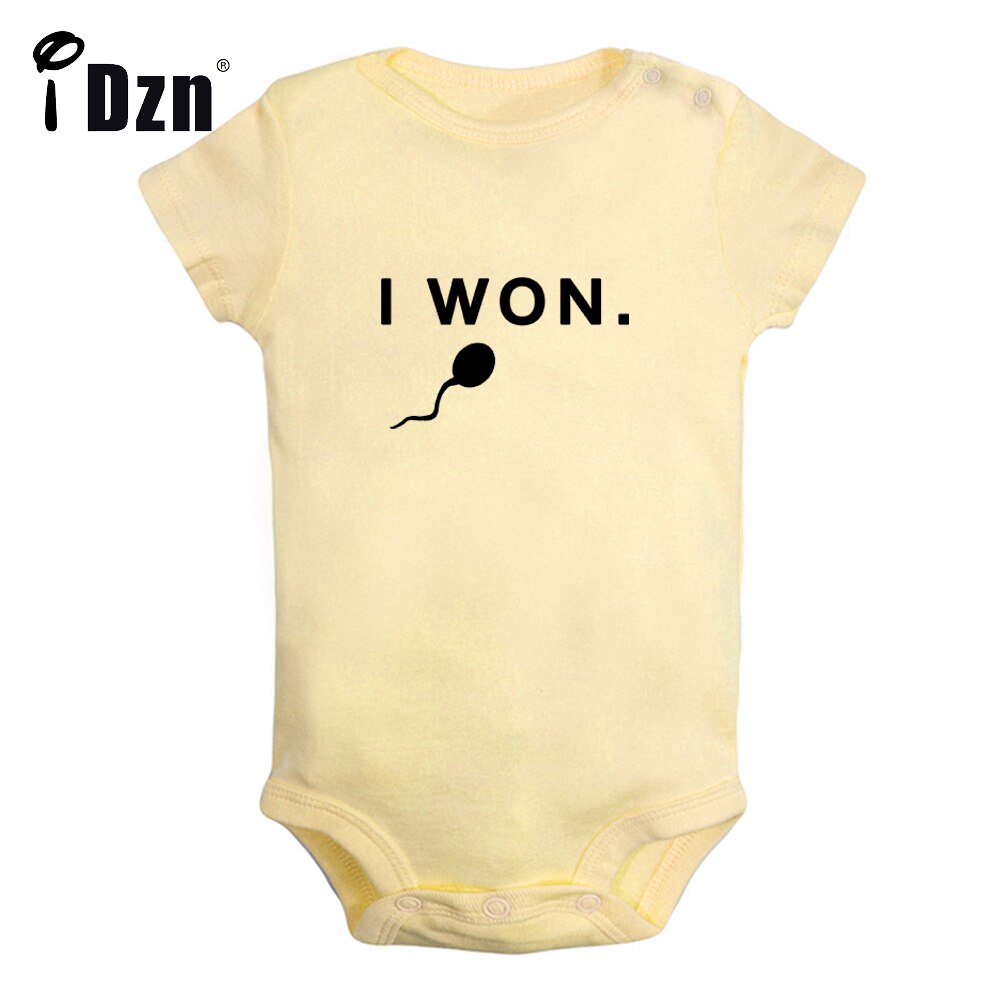 Ich Behälter schwimmmeisterin, süßer babybody, ich habe das rennen gewonnen, lustige bedruckte kleidung, Baby-jungen-strampler #39 Baby-kurzarm-Gesamt: Baby  yd8141 / 0-6m