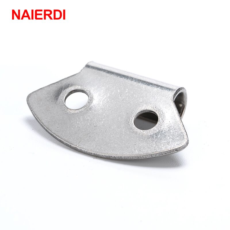 Naierdi  j107 hardware kabinet kasser fjederbelastet lås fangst toggle haspe 46*21 blødt stål haspen til skydedør simpel vindue
