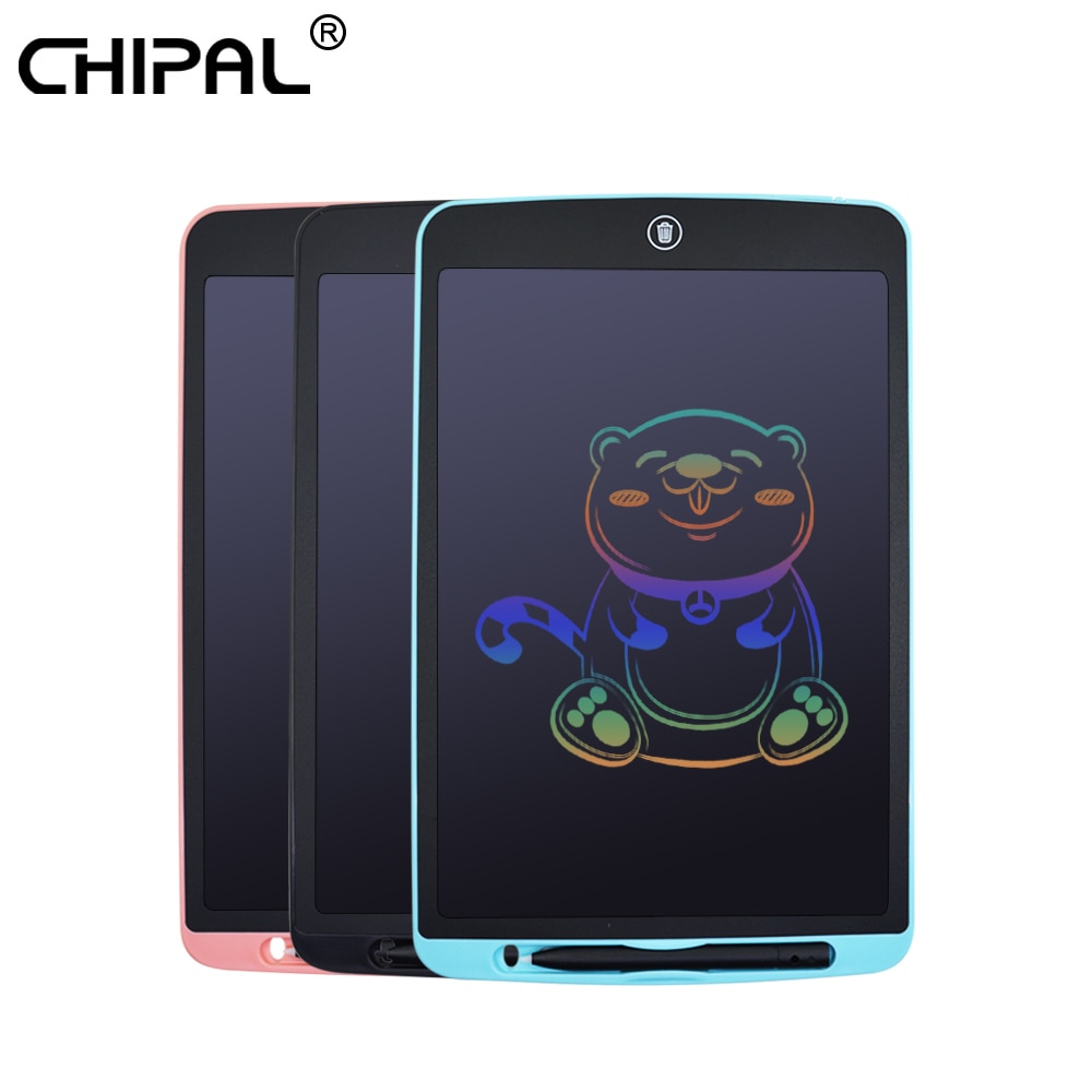Chipal 12 "Kleurrijke Lcd Tekening Tablet Voor Kinderen Schrijfbord Kleur Screen Digitale Grafische Bericht Tablet Voor Handschrift Pads