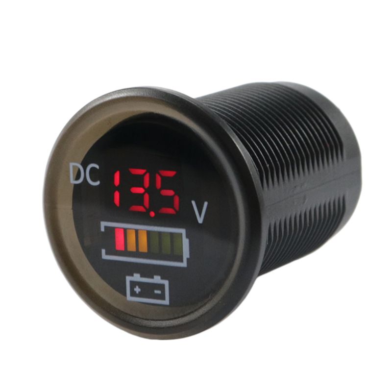 Voltmètre de batterie pour bateau, moniteur de tension IP67, 12V/24V DC