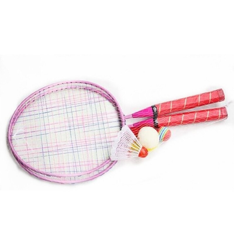 1 Pair Youth Children's Badminton Rackets Sports Cartoon Suit Toy for Children Baby