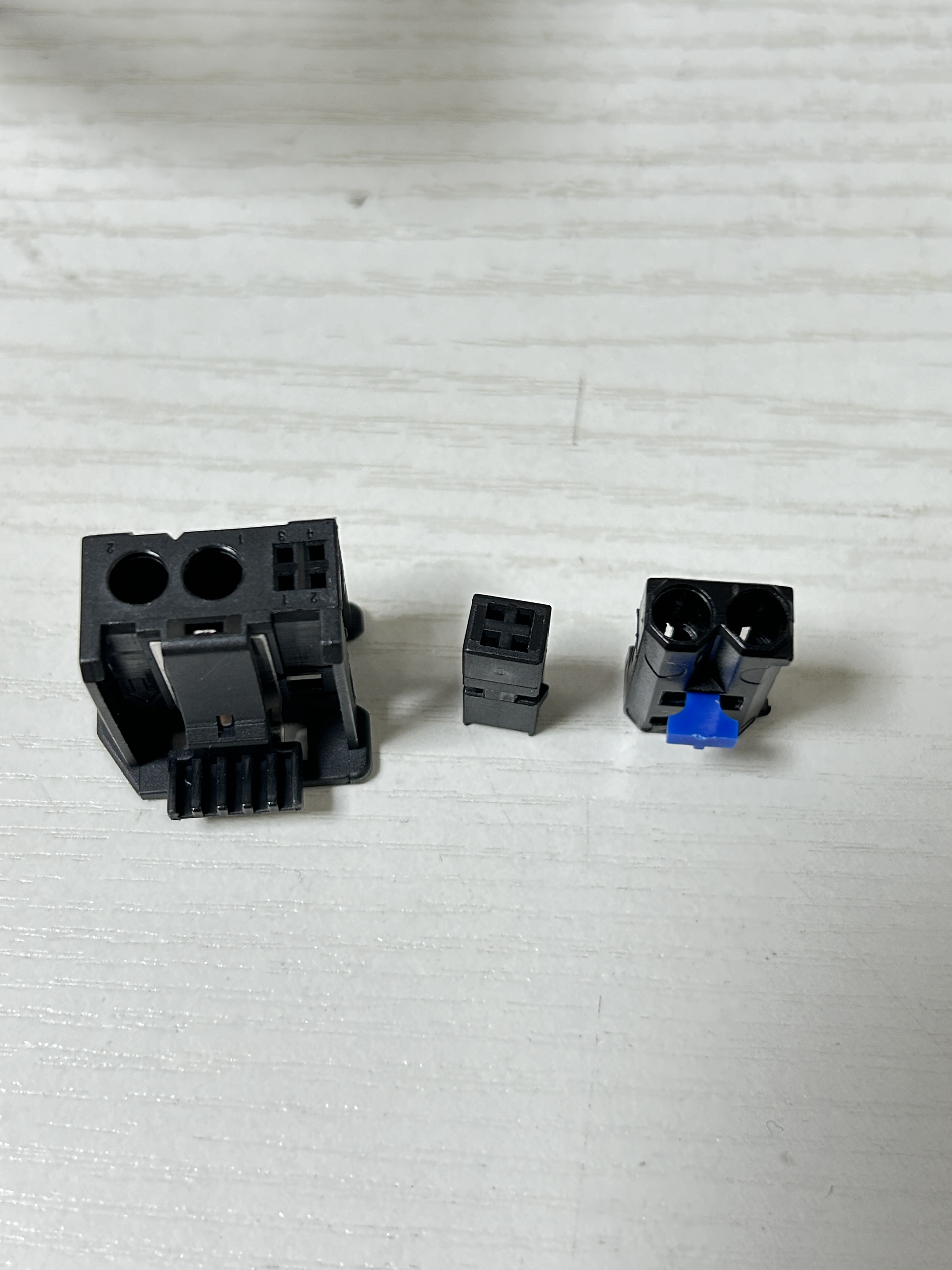 Car MOST optical fiber male and female plug 4p hole: black