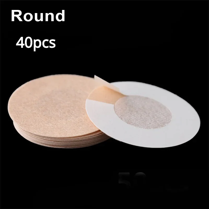 Niet-geweven onzichtbare tepelpasteitjes Borstlift Tape Overlays op BH Stickers Borst Eenmalige tepelhoezen Pads Accessoires