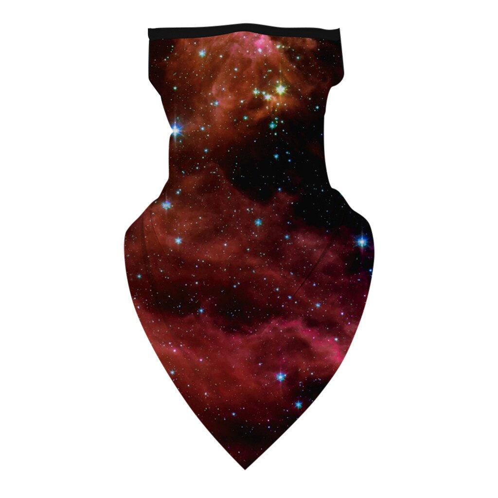 25# Outdoor Print Seamless Magic Scarf Ear Hook Sports Scarf Neck Tube Face Dust Riding Bandana Uv Protection Neck Gaiter