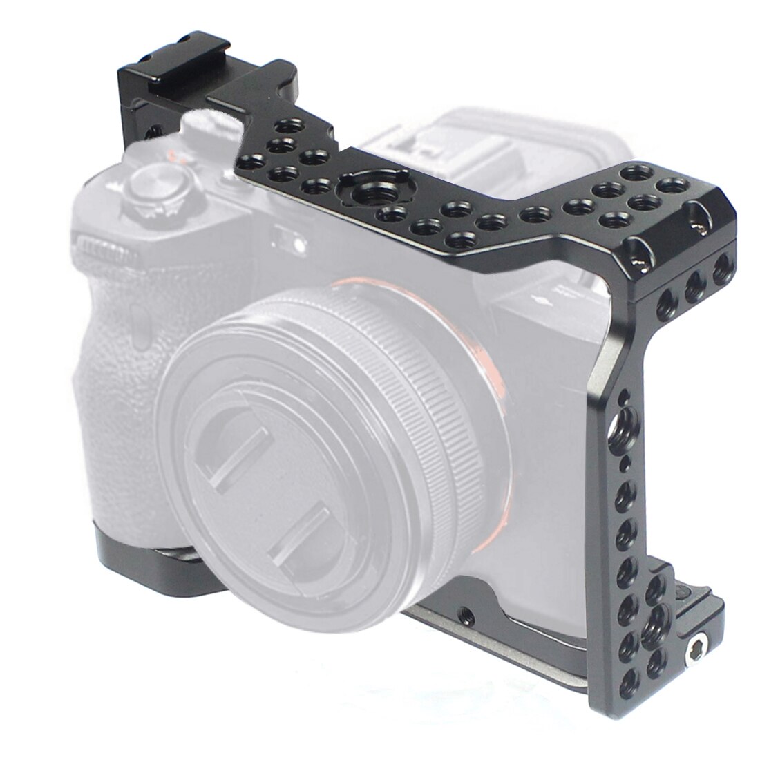 Aluminium Camera Nauwsluitend Dslr Kooi Voor Sony A7S3 Rig Quick Release L Plate Bracket Voor A7SIII