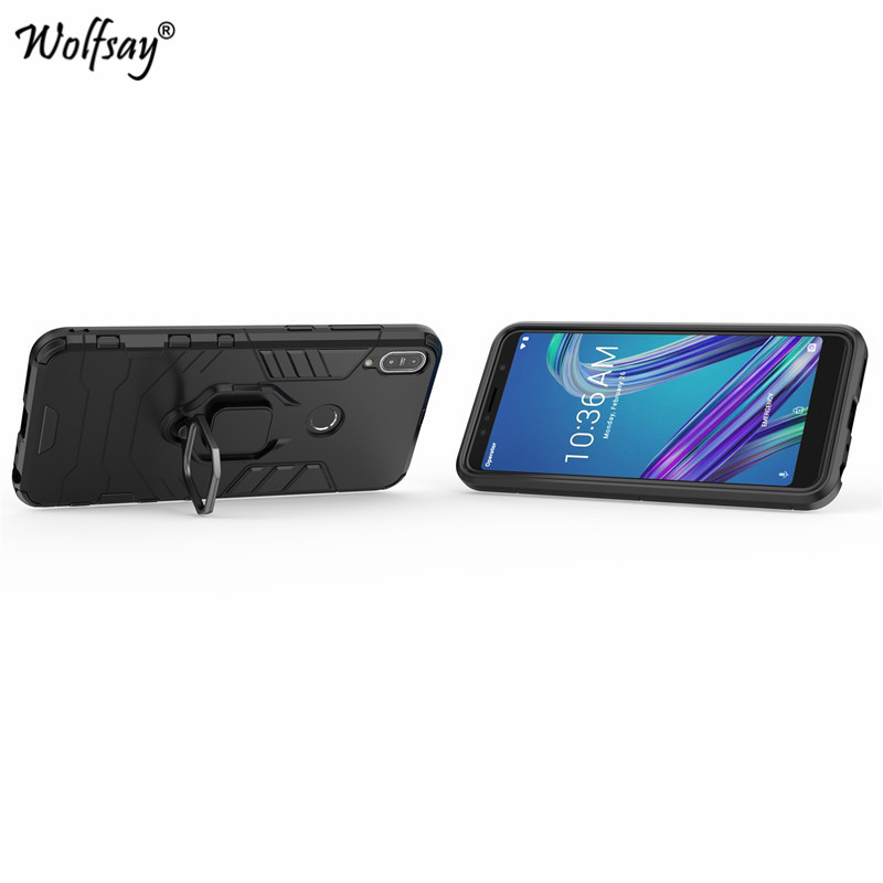 ZB602KL Für Asus Zenfone Max Profi ZB602KL fallen Stoßfest Ständer Halfter Telefon fallen Für Asus Zenfone Max Profi (M1) ZB602KL Stoßstange