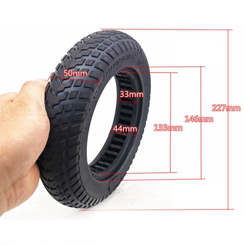 10 Inch Electric Scooter Tire Tyre 10 x 2/10 x 2.5 Solid Tire Damping Tire Rubber Wheels Tyres for M365 M365 Pro