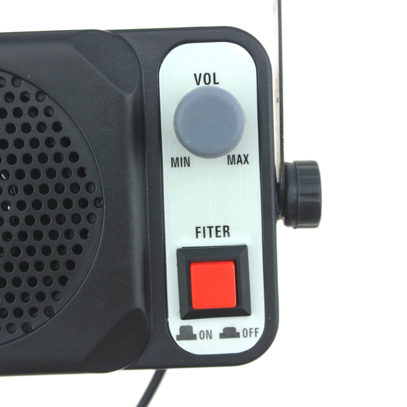 Haut-parleur externe robuste avec Jack de TS-650 mm, pour Yaesu Kenwood Icom CB Radio VHF, 3.5