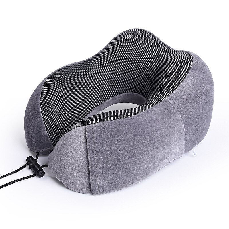Car U Shaped Memory Foam Neck Pillows Soft Slow Rebound Space Travel Pillow Solid Neck Cervical Healthcare Bedding Neck Holder
