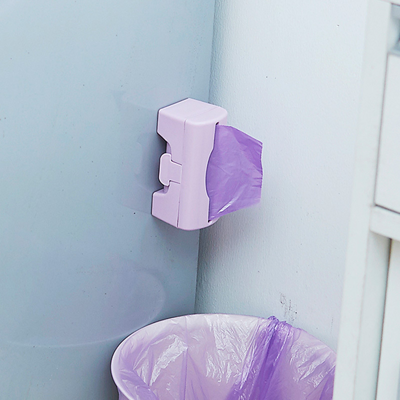 1 pc affaldsposer opbevaringsboks køkken gadgets container plastboks vægmonteret badeværelse organisation organisator