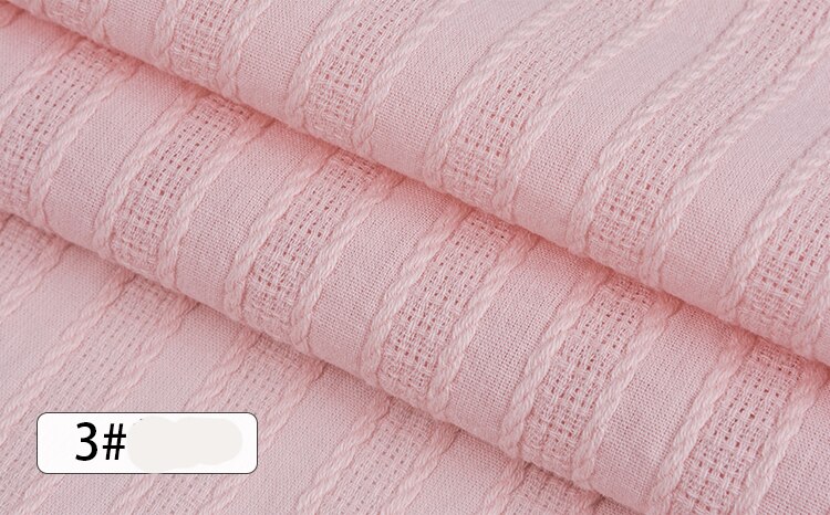 Enfärgat bomullstyg för babysängkläder textil lapptäcke diy handgjort sömnadstyg material: 3 / En meter