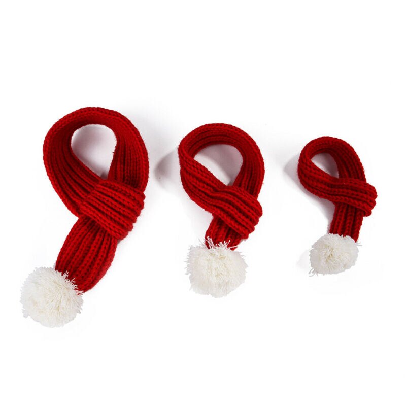 Animal de compagnie chien chat cou écharpe doux noël tricot écharpe pour grands chiens moyens hiver plus collier de chien accessoires pour animaux de compagnie
