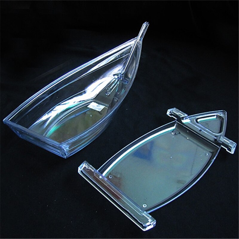 Acrylic sushi boat sashimi ice tray Japanese and Korean cuisine sushi fruit plate seafood sashimi platter tray salmon ice tray