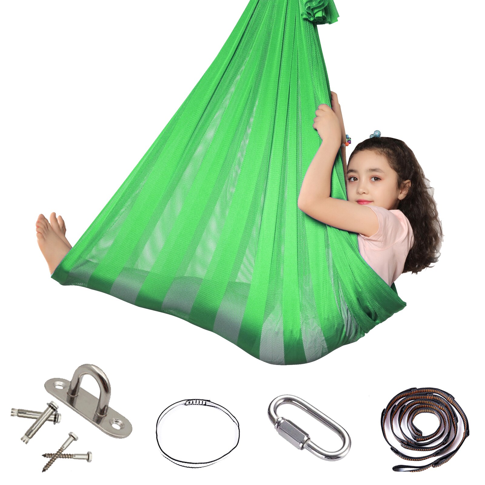 Therapy Swing for Kids Indoor Sensory Swing Hammock for Children Hanging Cuddle Hammock for Autism ADHD Asperger's Syndrome SPD