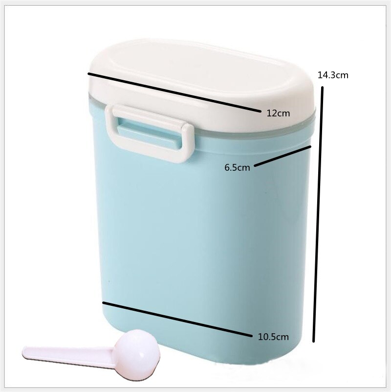 Portable Baby Food Storage Box Essential Cereal Cartoon Infant Milk Powder Box Fruit Snacks Feeding Food Storage Container Box: 8