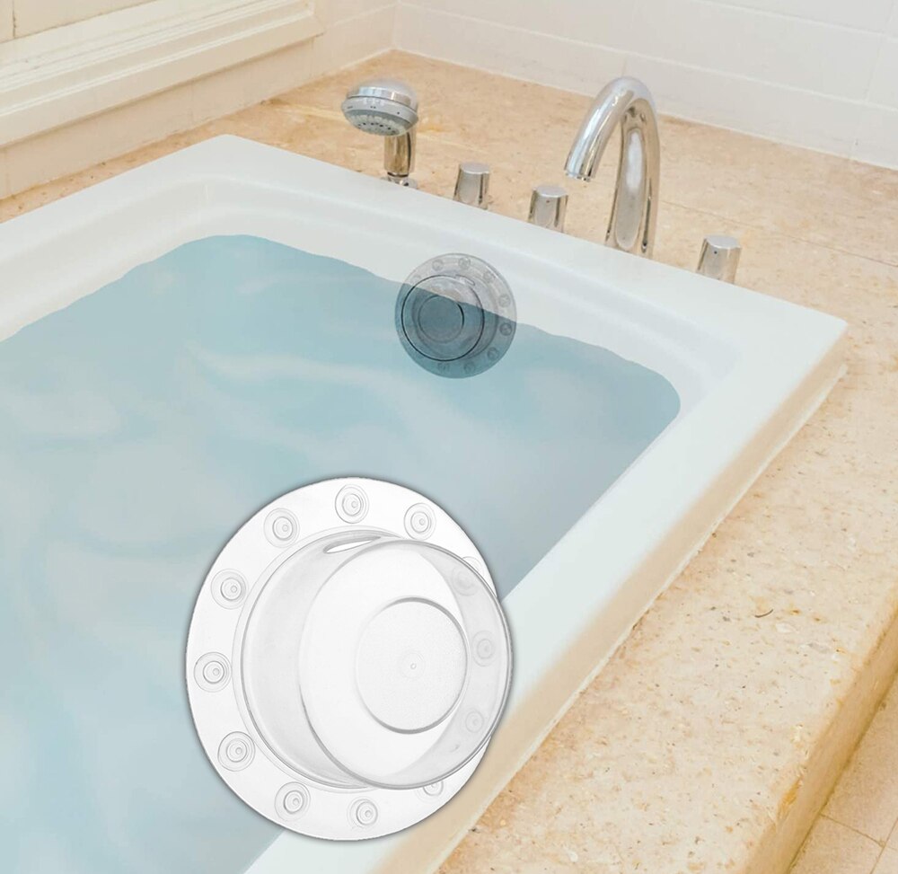 Universal silikone bundløst badekar til husholdningsbrug af overløbsafløb til badekar
