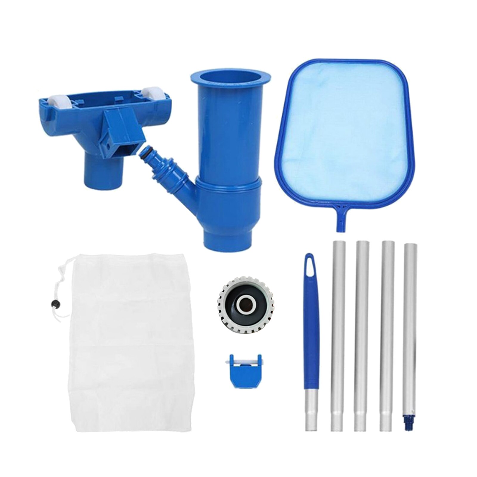 Pool Cleaning Set Swimming Pool Cleaning Tools Maintenance Above Ground Pool Skimmer Net Vacuum Cleaner Tool Set Gadgets