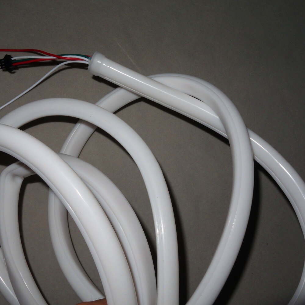 2.5m DC5V WS2812B addressable led neon pixel light,RGB full color;60leds/m with 60pixels/m;waterproof