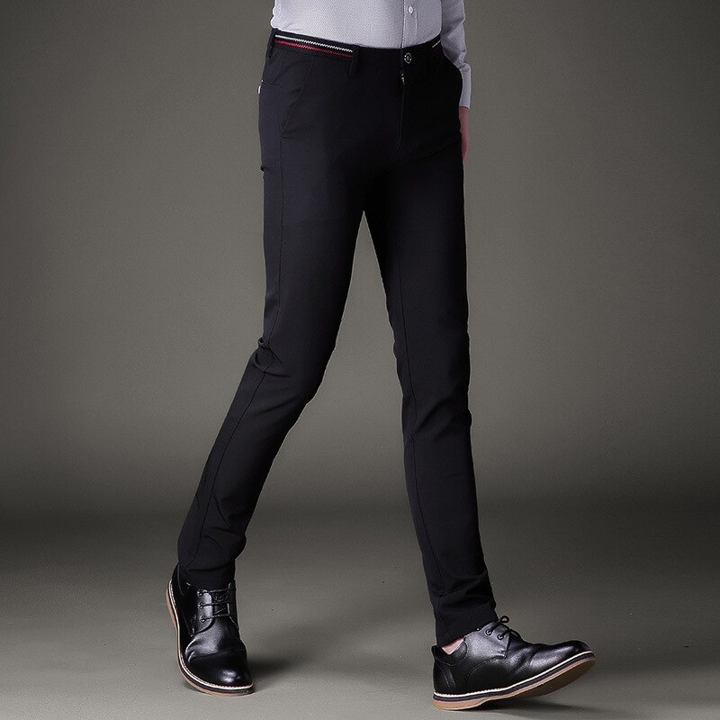 Jbersee pantalones de vestir para hombre, pantalones formales ajustados, traje, pantalones de negocios informales para boda para hombre, vestido negro para hombre, pantalones de perfume masculino