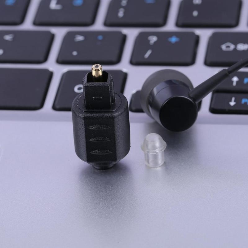 3,5mm Optische Faser Adapter Audio- Adapter Optische Toslink Stecker auf Mini Toslink Buchse Für PC Laptop Zubehör