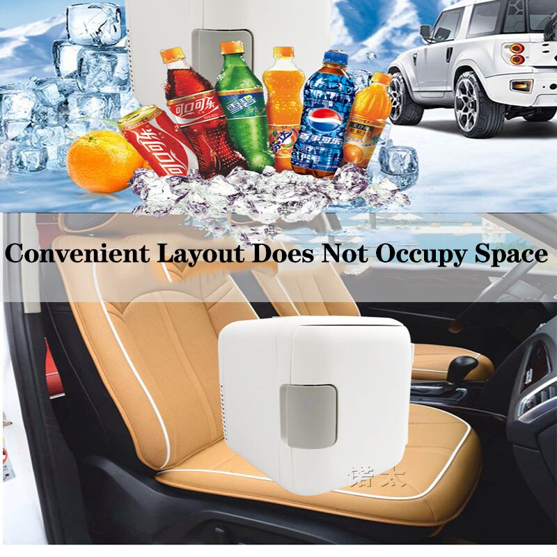 Factory Direct 4L Convenient Low-energy Car Mini Refrigerator Car Dual Purpose Car Cold and Warm Box