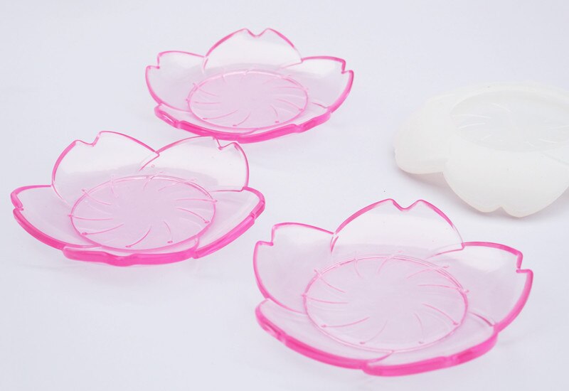 Plate Cute Animal Sakura Shell Plate UV Resin Molds DIY Jewelry Molds Storage UV Resin Epoxy Mould