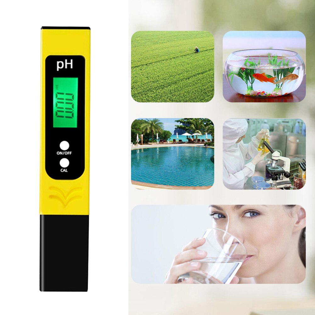 PH Monitor Acidity Measurement Water Tester for Aquarium Pool Drinking Water PH Measurement Instrument