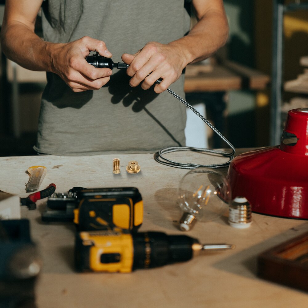 2 uds gusano de la rueda de engranaje de tornillo sin fin con gusano conjunto de engranaje de tornillo sin fin para piezas industriales