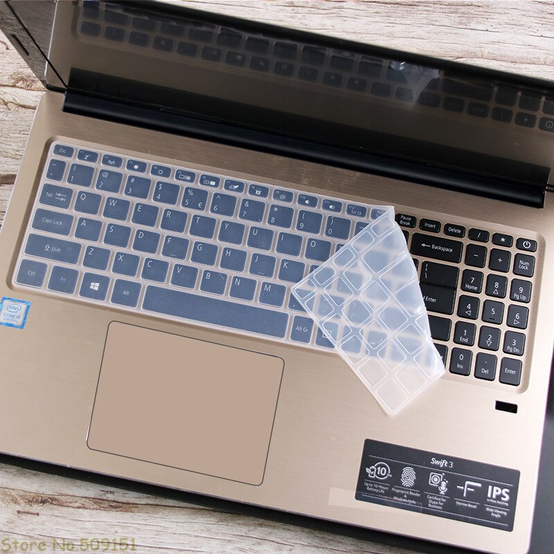 15.6 inch Laptop Keyboard Skin Cover For Acer aspire 5 A515-45 A515-45g A515-45S A515-43 A515-44G A515-54G A515-55G a515-56g: Clear
