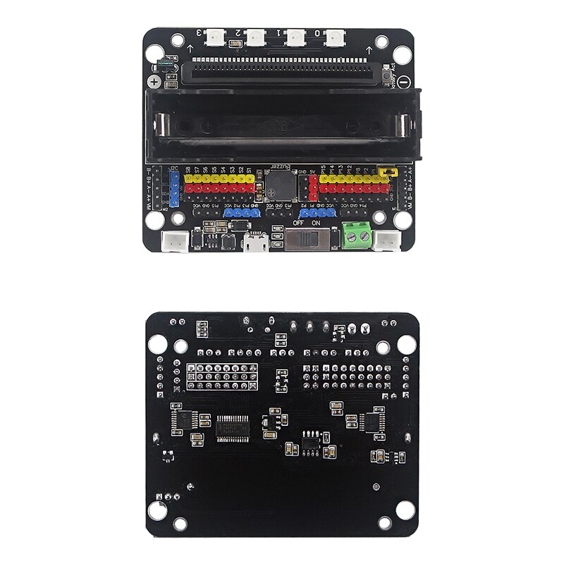 Robotbit robô placa de extensão para micro: bit drive 4-channel dc motor/motor deslizante de 2 canais para o projeto robótico