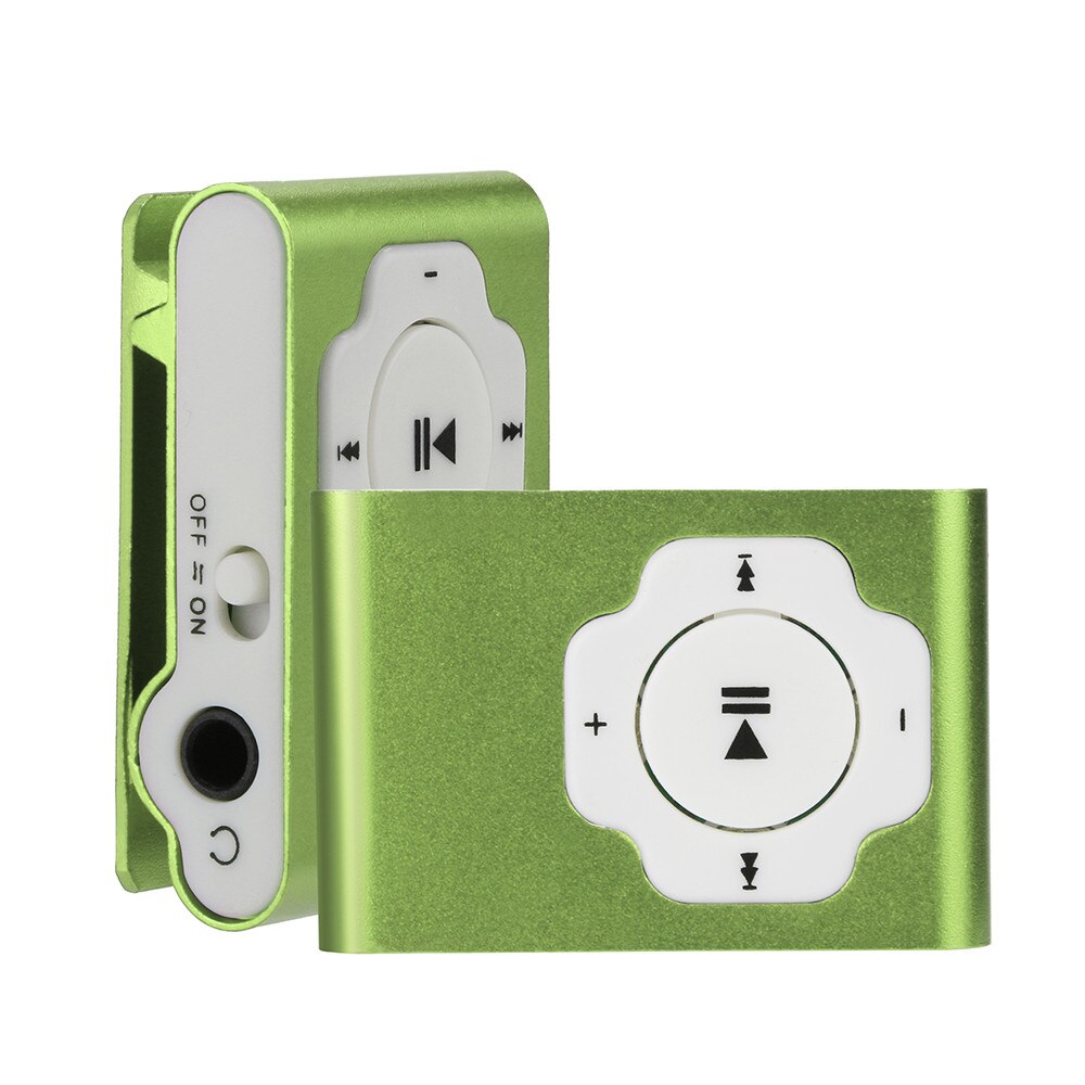 Freies CARPRIE Mini Tragbare Usb Mp3 Player Unterstützung Micro Sd Tf Karte 32gb Sport Musik Media mp3 Eigenschaften radio fm usb: green