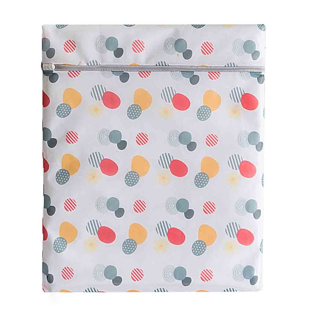 Clothes Washing Machine Laundry With Zipper Nylon Bag Mesh Dedicates Clothing Travel underwear basket Dryer Washing Protect 4.9: E