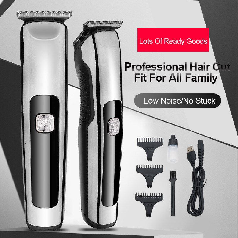 Rechargeable Razor Trimmer Adjustable Cordless Edge for Men Hair Clippers Barber Haircut Sculpture Cutter