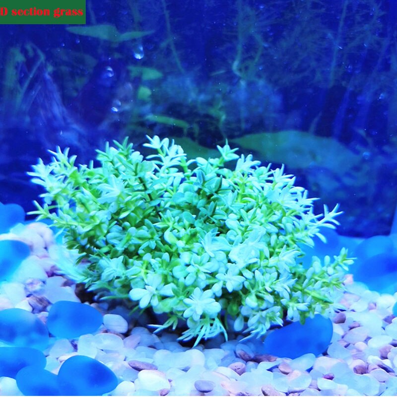 Plante aquatique sous-marine violette et verte, décor d&#39;aquarium pour la maison, Simulation d&#39;aménagement paysager, accessoires pour animaux de compagnie