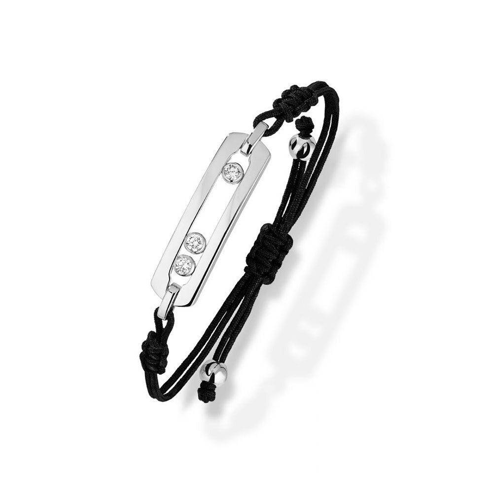 SHADOWHUNTERS-bracelet en argent pur 925 authentique, bijou noir ajustable, avec pierres qui bougent, joaillerie de Couple, à la , accessoire pour fabriquer des parures: no stone
