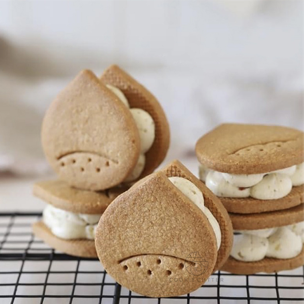 Moule à Biscuit en forme de cône de pin, écureuil, marron, beurre, pâtisserie, tampon à biscuits, accessoires de cuisine ménagers, 1 pièce