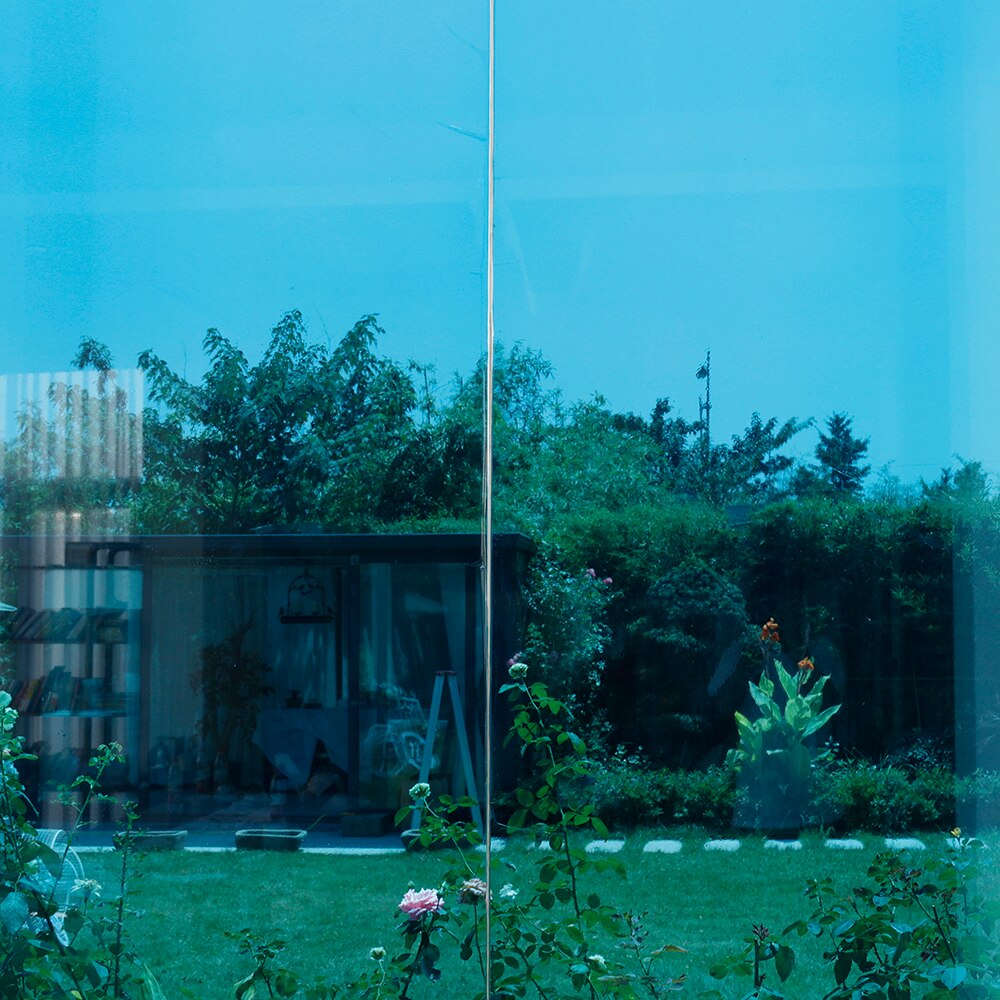 Sunice 90cmx3m Blue&Silver reflective Window Tint Film One way mirrored solar tint Home Building glass Pravicy Decoration Films