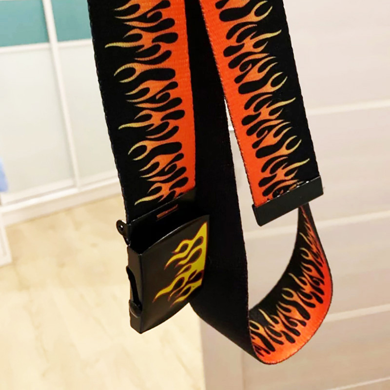 Cinturón informal de lona estilo Hip hop para hombre y mujer, cinturón de cintura con hebilla en D