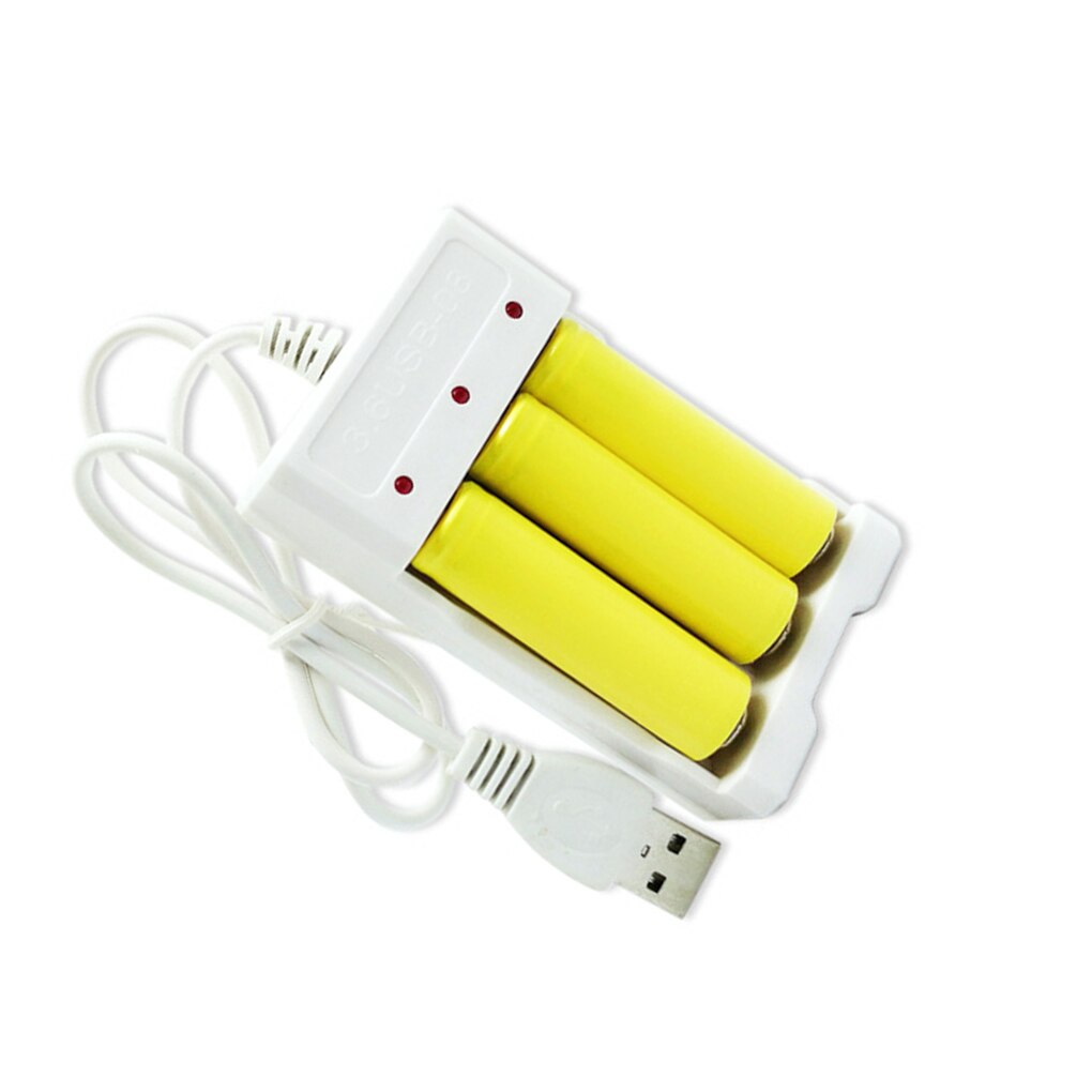 Usb Aa Aaa Battery Charger Intelligent 3 Slots Rechargeable Fast Smart Charging Base