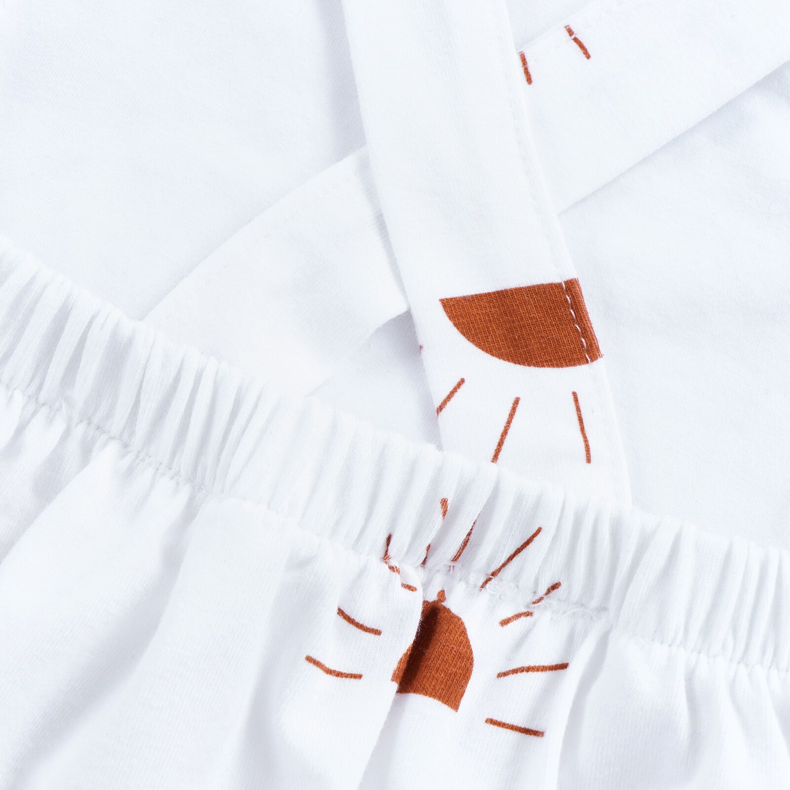 Monos para bebés y niños pequeños, sin mangas, Espalda descubierta, mono de triángulo con estampado de sol/diamante