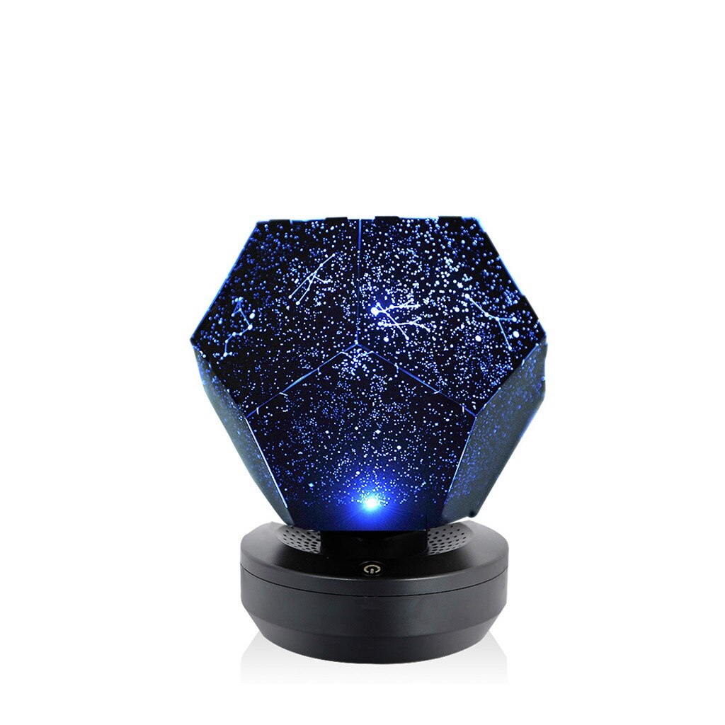 Galaxy Lamp Star Projector Light Starry Sky Night Light Table Lamp Starlight Nightlight Skylight For Children Kids #T3G: Blue 