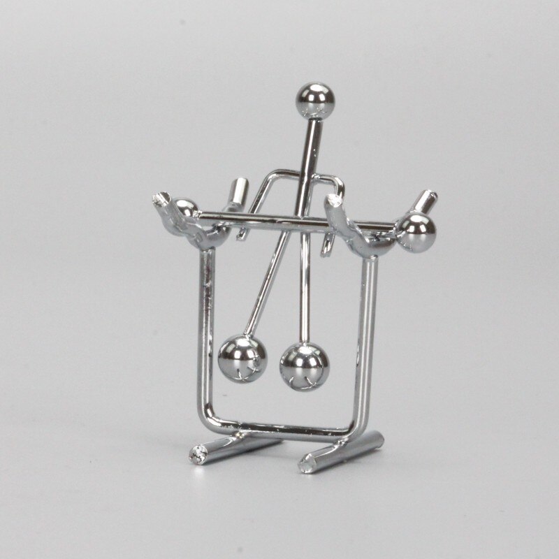 ZK40 wahadło biurko zabawki typu denerwować poput metalowa ozdoba człowiek rzemiosło kołyska zabawki antystresowe bilans mężczyźni żelazo Człowiek piłka rzemiosło kubek: 7311