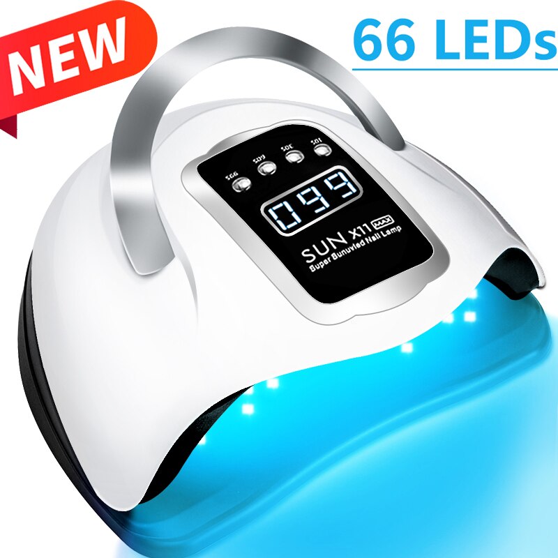 SONNE X11 Max Lampara UV LED Nagel Lampe für Trocknen NäGel Gel Polnisch Mit Bewegung spüren Professionelle UV Lampe für manikübetreffend Salon: Sonne X11 Max / EU Stecker