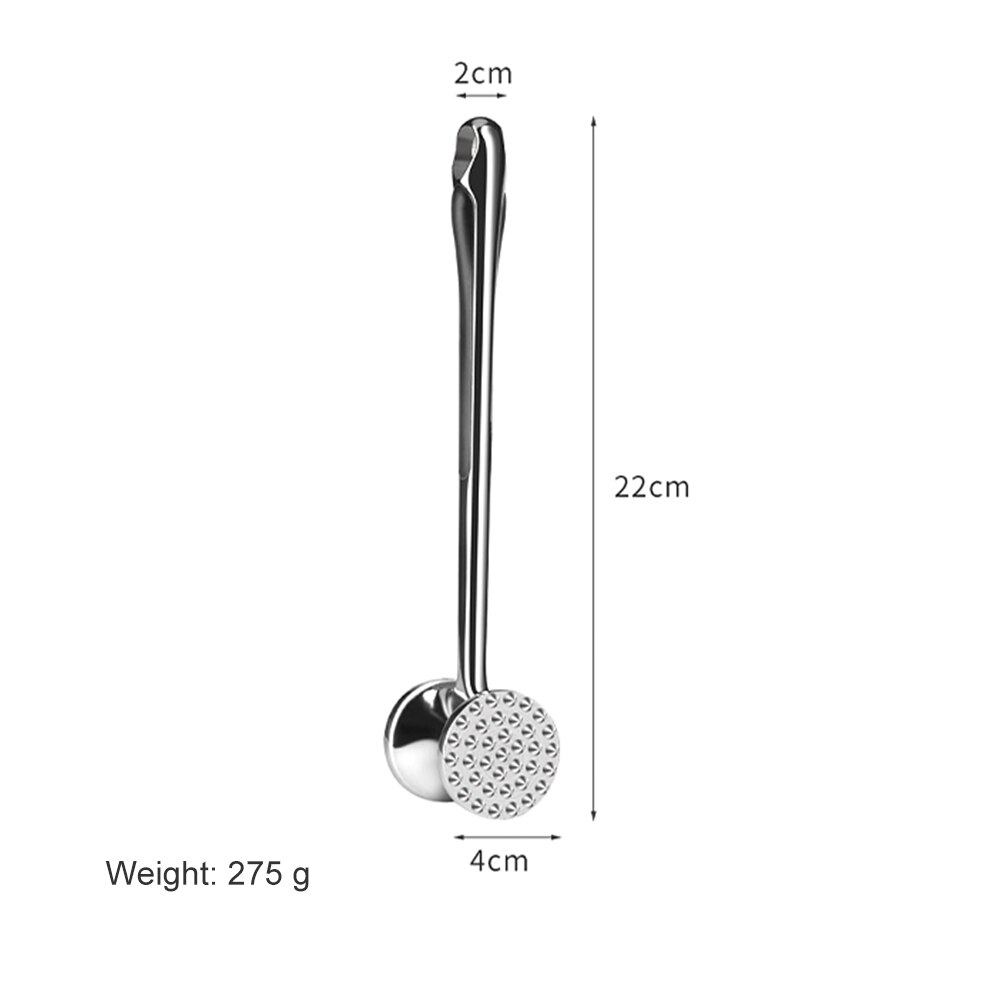 1pcs Zinc Alloy Loin Pork Chop Steak Meat Velvet Tenderloin Zinc Alloy Meat Hammer For Kitchen Tools